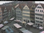 Archiv Foto Webcam Marktplatz Tübingen 09:00