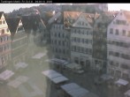 Archiv Foto Webcam Marktplatz Tübingen 07:00