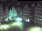 Archiv Foto Webcam Marktplatz Tübingen 23:00