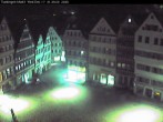 Archiv Foto Webcam Marktplatz Tübingen 23:00