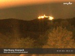 Archived image Webcam View to Wartburg Eisenach 18:00