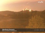 Archived image Webcam View to Wartburg Eisenach 03:00
