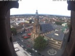 Archiv Foto Webcam Ausblick vom Dom St. Peter in Worms 19:00
