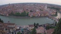 Archiv Foto Webcam Castel San Pietro - Blick auf Verona 19:00