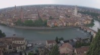 Archived image Webcam Castel San Pietro - View of Verona 13:00