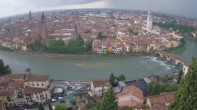 Archived image Webcam Castel San Pietro - View of Verona 13:00