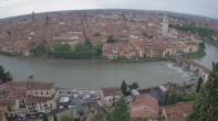Archived image Webcam Castel San Pietro - View of Verona 17:00