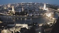 Archiv Foto Webcam Castel San Pietro - Blick auf Verona 03:00