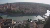 Archiv Foto Webcam Castel San Pietro - Blick auf Verona 17:00