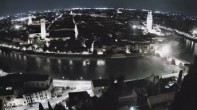 Archiv Foto Webcam Castel San Pietro - Blick auf Verona 23:00