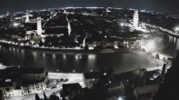 Archiv Foto Webcam Castel San Pietro - Blick auf Verona 23:00