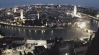 Archiv Foto Webcam Castel San Pietro - Blick auf Verona 03:00