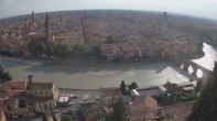 Archiv Foto Webcam Castel San Pietro - Blick auf Verona 17:00