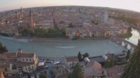 Archiv Foto Webcam Castel San Pietro - Blick auf Verona 19:00