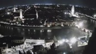 Archiv Foto Webcam Castel San Pietro - Blick auf Verona 23:00
