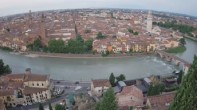 Archiv Foto Webcam Castel San Pietro - Blick auf Verona 05:00