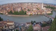 Archiv Foto Webcam Castel San Pietro - Blick auf Verona 06:00
