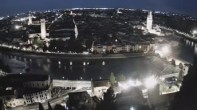 Archiv Foto Webcam Castel San Pietro - Blick auf Verona 03:00