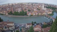 Archiv Foto Webcam Castel San Pietro - Blick auf Verona 07:00