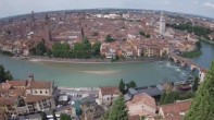 Archiv Foto Webcam Castel San Pietro - Blick auf Verona 09:00