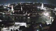 Archiv Foto Webcam Castel San Pietro - Blick auf Verona 23:00