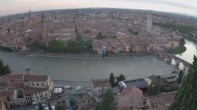 Archiv Foto Webcam Castel San Pietro - Blick auf Verona 19:00