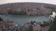 Archiv Foto Webcam Castel San Pietro - Blick auf Verona 19:00