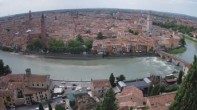 Archived image Webcam Castel San Pietro - View of Verona 13:00