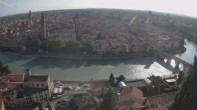 Archived image Webcam Castel San Pietro - View of Verona 17:00