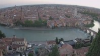 Archived image Webcam Castel San Pietro - View of Verona 19:00