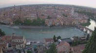 Archiv Foto Webcam Castel San Pietro - Blick auf Verona 19:00