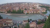 Archiv Foto Webcam Castel San Pietro - Blick auf Verona 07:00