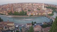 Archiv Foto Webcam Castel San Pietro - Blick auf Verona 05:00