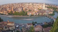 Archiv Foto Webcam Castel San Pietro - Blick auf Verona 06:00
