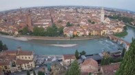 Archiv Foto Webcam Castel San Pietro - Blick auf Verona 06:00