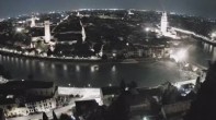 Archiv Foto Webcam Castel San Pietro - Blick auf Verona 23:00