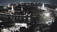 Archiv Foto Webcam Castel San Pietro - Blick auf Verona 23:00