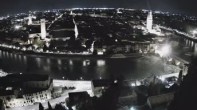 Archiv Foto Webcam Castel San Pietro - Blick auf Verona 23:00