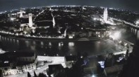 Archiv Foto Webcam Castel San Pietro - Blick auf Verona 23:00