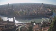 Archived image Webcam Castel San Pietro - View of Verona 13:00