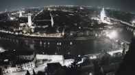 Archiv Foto Webcam Castel San Pietro - Blick auf Verona 23:00