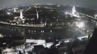 Archiv Foto Webcam Castel San Pietro - Blick auf Verona 03:00