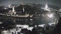 Archiv Foto Webcam Castel San Pietro - Blick auf Verona 23:00