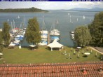 Archived image Webcam Yachthotel Prien - Lake Chiemsee 08:00