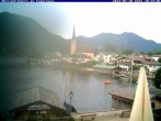 Archived image Webcam Malerwinkel and St. Laurentius church - Rottach-Egern 19:00