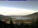 Archiv Foto Webcam Blick vom Schloss Ringberg auf den Tegernsee 17:00