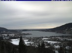 Archiv Foto Webcam Blick vom Schloss Ringberg auf den Tegernsee 11:00