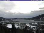 Archiv Foto Webcam Blick vom Schloss Ringberg auf den Tegernsee 07:00