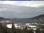 Archiv Foto Webcam Blick vom Schloss Ringberg auf den Tegernsee 09:00