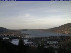 Archiv Foto Webcam Blick vom Schloss Ringberg auf den Tegernsee 13:00